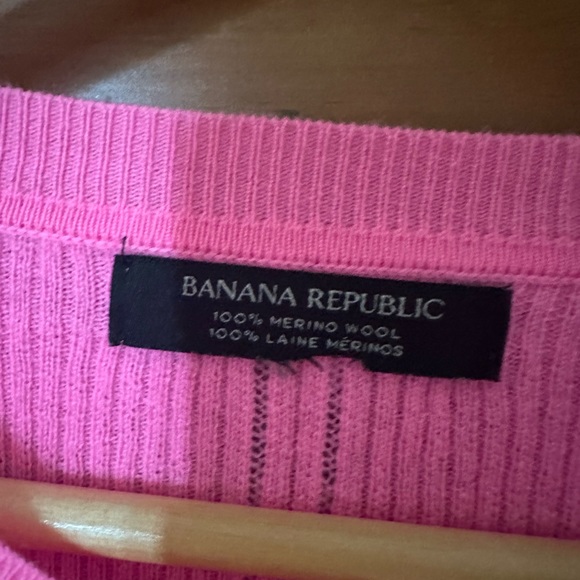 Banana Republic 100% merino wool cardigan, size L - Picture 4 of 4